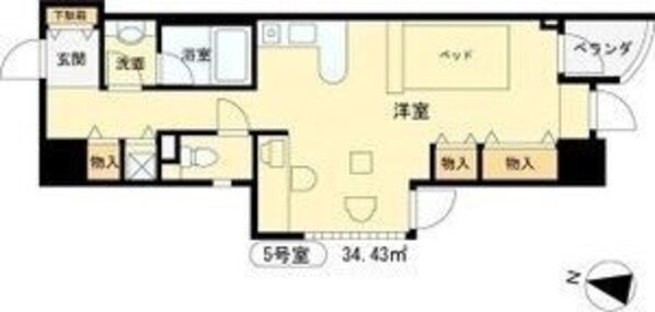 松下善ビルの物件間取画像